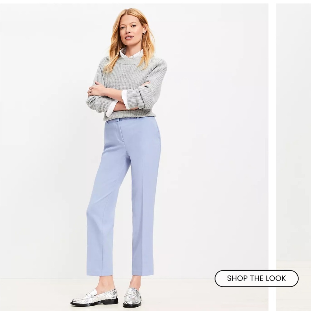 Women's LOFT Riviera Light Blue Pants